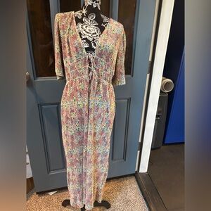 ASOS Colorful Patterned Midi Dress